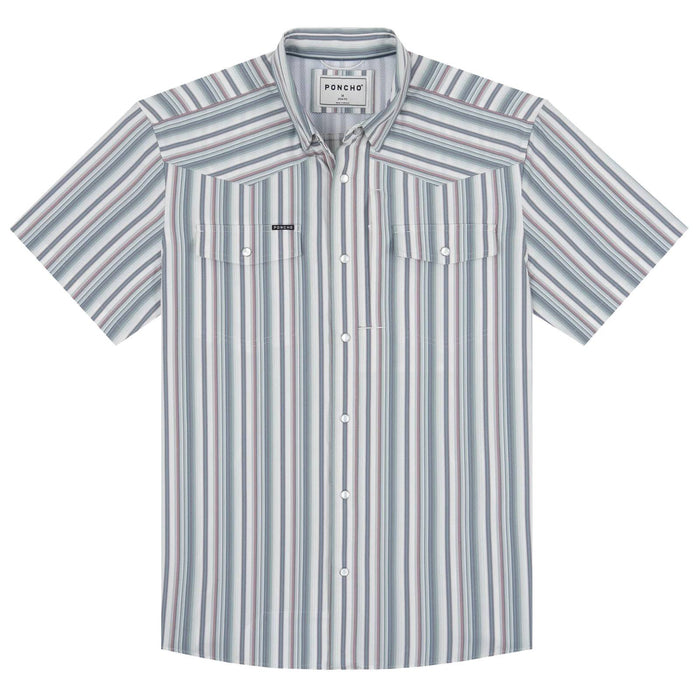 Poncho The Big Rig Western Shirt - Slim Fit MEN - Clothing - Shirts - Short Sleeve Poncho Outdoors