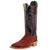 R. Watson Cognac Suede Nile Crocodile Boot - FINAL SALE MEN - Footwear - Exotic Western Boots R Watson   