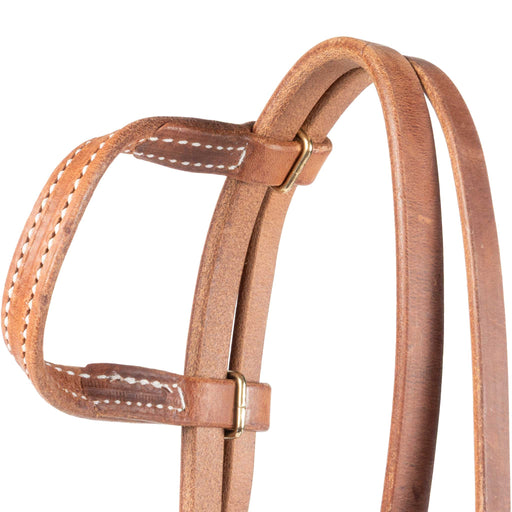 Teskey's Throatlatch One Ear Headstall w/Chicago Screws Tack - Headstalls Teskey's