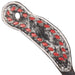 Teskey's Youth Cowhide Buckstitch Spur Straps Tack - Spur Straps Teskey's Red