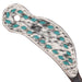 Teskey's Youth Cowhide Buckstitch Spur Straps Tack - Spur Straps Teskey's Turquoise
