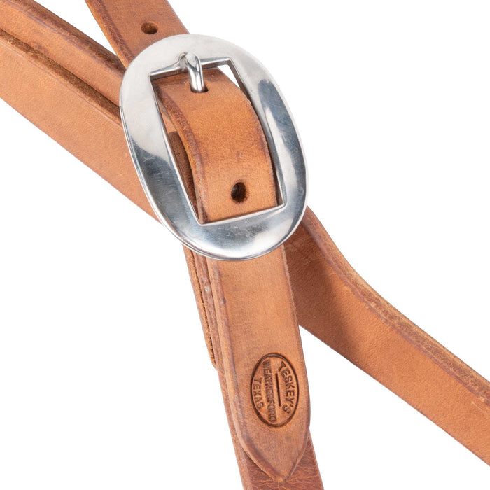 Teskey's 3/4" Split Ear Headstall Tack - Headstalls Teskey's Stainless Steel