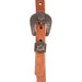 Teskey's Cowboy Harness Leather Slit Ear Headstall Tack - Headstalls Teskey's