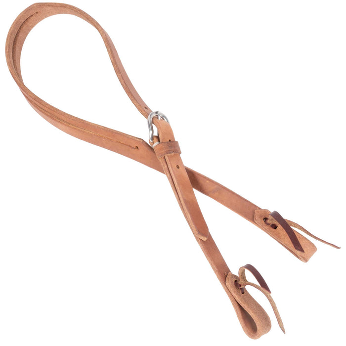 Teskey's 3/4" Skirting Leather Split Ear Headstall Tack - Headstalls Teskey's Natural