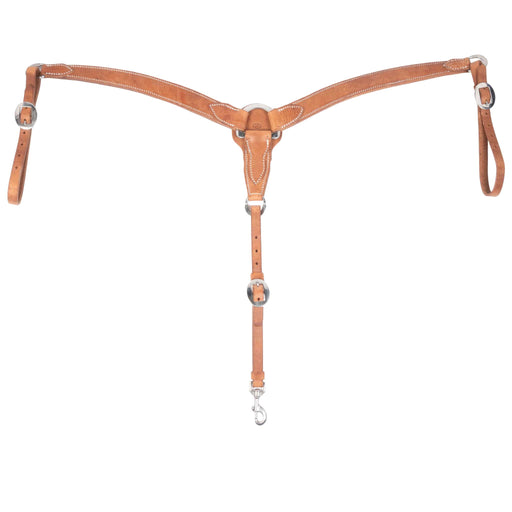 Teskey's 1-3/4" Hermann Oak Breast Collar Tack - Breast Collars Teskey's
