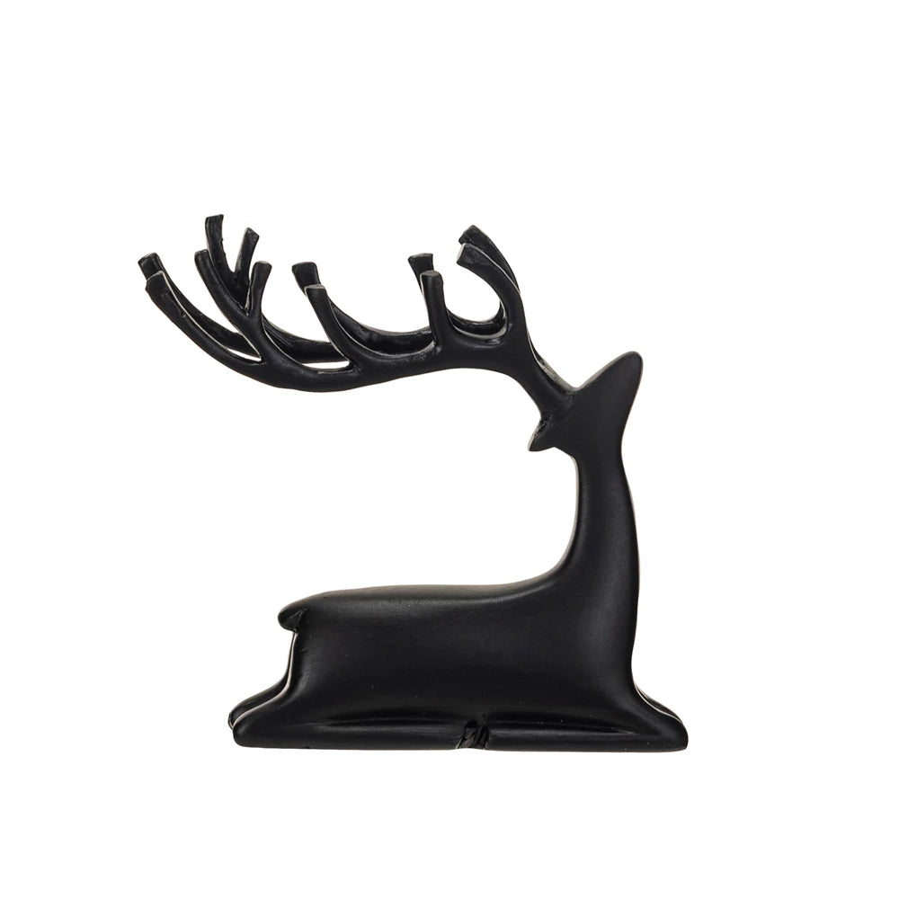 Resin Sitting Reindeer HOME & GIFTS - Home Decor - Seasonal Decor Creative Co-Op   