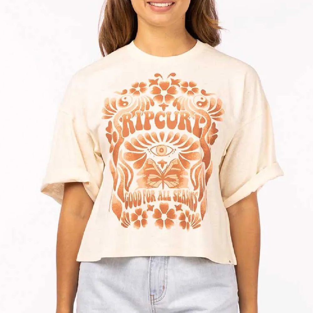 Rip Curl Reflections Heritage Crop Tee - FINAL SALE WOMEN - Clothing - Tops - Short Sleeved Rip Curl   