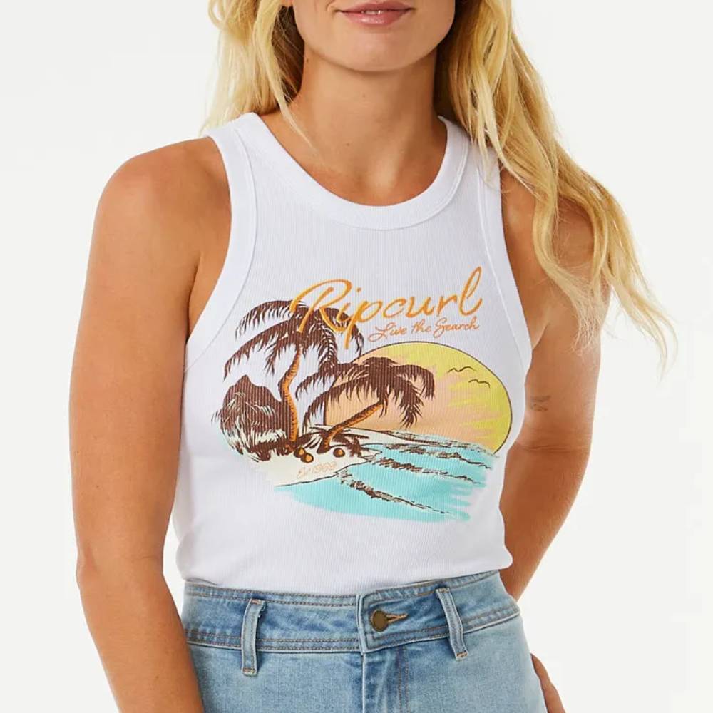 Rip Curl Women's Sunset Ribbed Tank Top WOMEN - Clothing - Tops - Sleeveless Rip Curl   