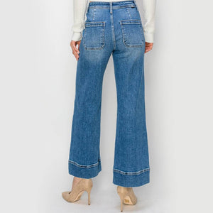 Risen High Rise Cropped Wide Leg Jean WOMEN - Clothing - Jeans Risen Jeans   