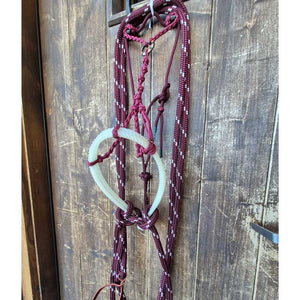 Handmade Massie Western Creations - Crowsfoot Hackamore and Ring AAHT091 Tack - Bosals Massie Western Creations