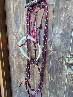 Handmade Massie Western Creations - Crowsfoot Hackamore and Ring AAHT091 Tack - Bosals Massie Western Creations