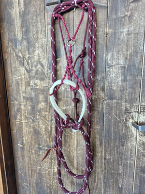 Handmade Massie Western Creations - Crowsfoot Hackamore and Ring AAHT091 Tack - Bosals Massie Western Creations