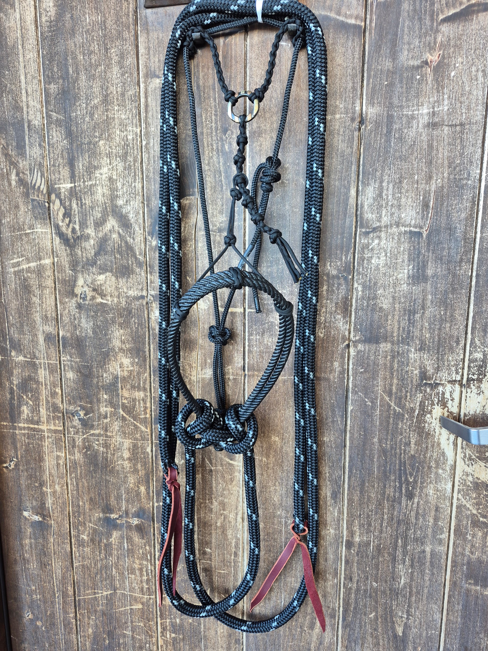 Handmade Massie Western Creations - Crowsfoot Hackamore and Ring AAHT092 Tack - Bosals Massie Western Creations