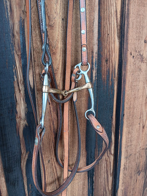 Bridle Rig - Tom Thumb Copper Bars  Bit SBR430 Sale Barn misc   