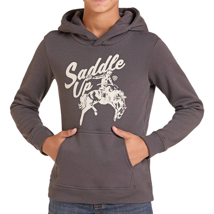 Rock & Roll Denim Boy's Saddle Up Graphic Hoodie