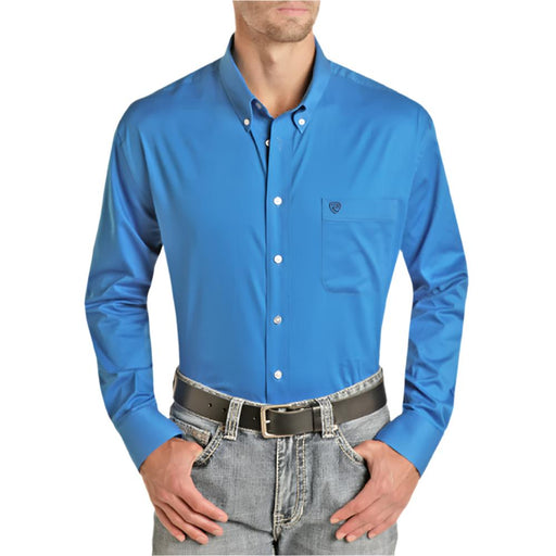 * Rock & Roll Denim Men's Solid Twill Shirt - FINAL SALE MEN - Clothing - Shirts - Long Sleeve Panhandle