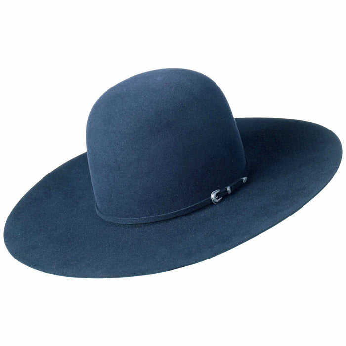 Rodeo King 7X Open Crown Felt Hat - Denim
