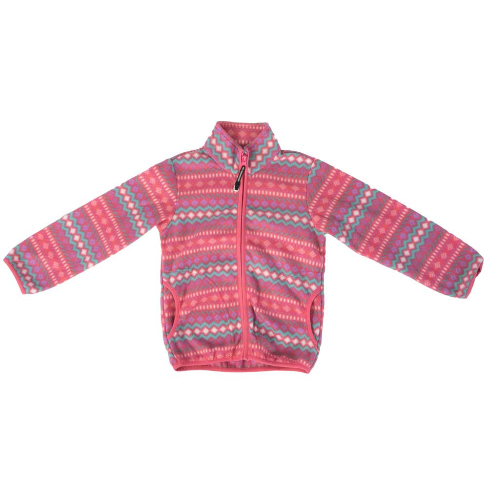 Roper Girl's Aztec Fleece Jacket KIDS - Girls - Clothing - Outerwear - Jackets ROPER APPAREL & FOOTWEAR   