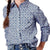 Roper Girl's Tie Print Pearl Snap Shirt KIDS - Girls - Clothing - Tops - Long Sleeve Tops Roper Apparel & Footwear   