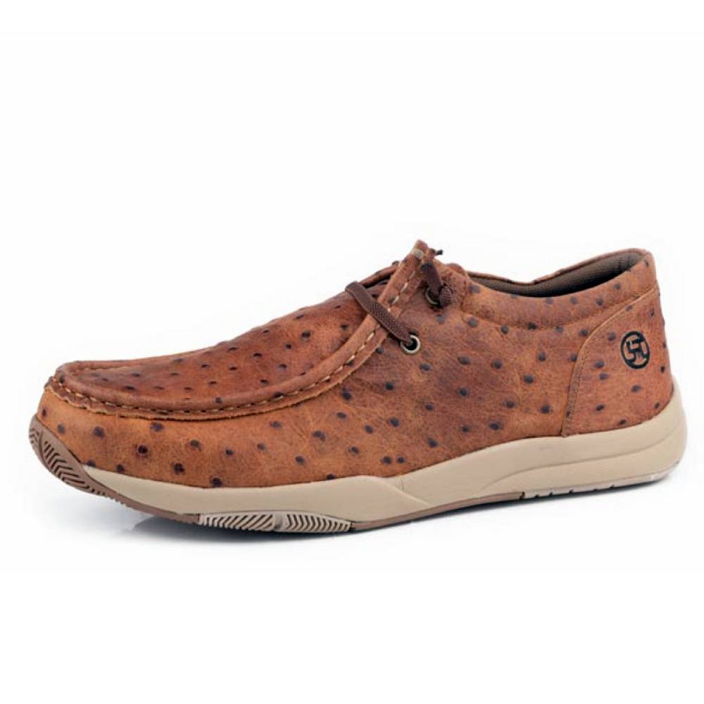 Roper Men's Clearcut Low Ostrich Print Chukka MEN - Footwear - Casual Shoes Roper Apparel & Footwear   