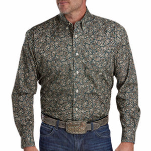 Roper Men's Western Oak Paisley Shirt MEN - Clothing - Shirts - Long Sleeve Shirts Roper Apparel & Footwear   