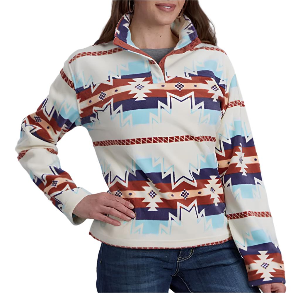 Roper Women's Aztec Fleece Pullover - FINAL SALE WOMEN - Clothing - Pullovers & Hoodies Roper Apparel & Footwear