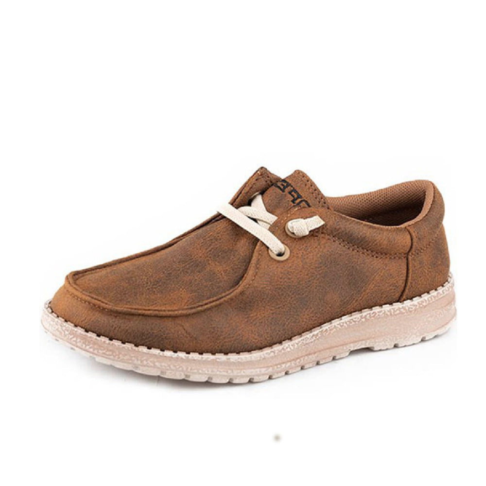 Roper Youth Hang Loose Faux Leather Moc KIDS - Footwear - Casual Shoes Roper Apparel & Footwear   