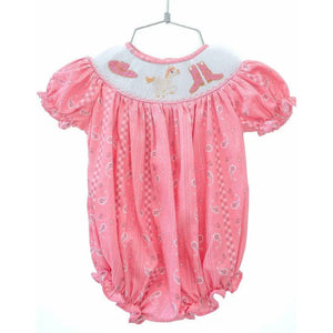 Ruth and Ralph Bandana And Boots Rodeo Birdie Bubble Romper