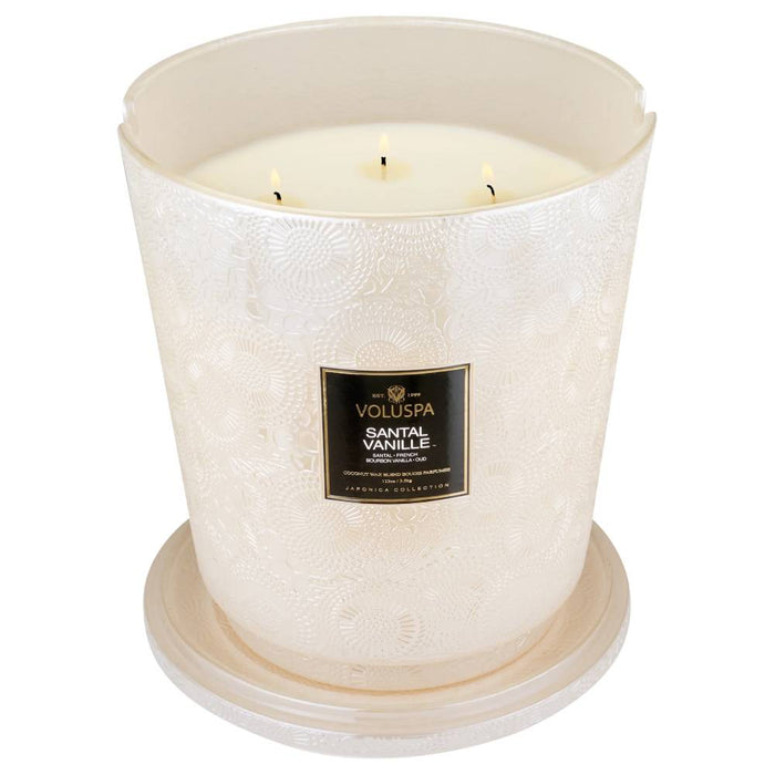 Santal Vanille 5 Wick Hearth Candle HOME & GIFTS - Home Decor - Candles + Diffusers Voluspa   