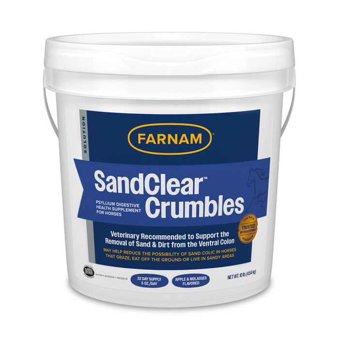 Farnam SandClear™ Natural Psyllium Crumbles Equine - Supplements Farnam 10lb