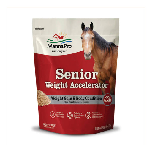 Manna Pro Senior Weight Accelerator Equine - Supplements Manna Pro