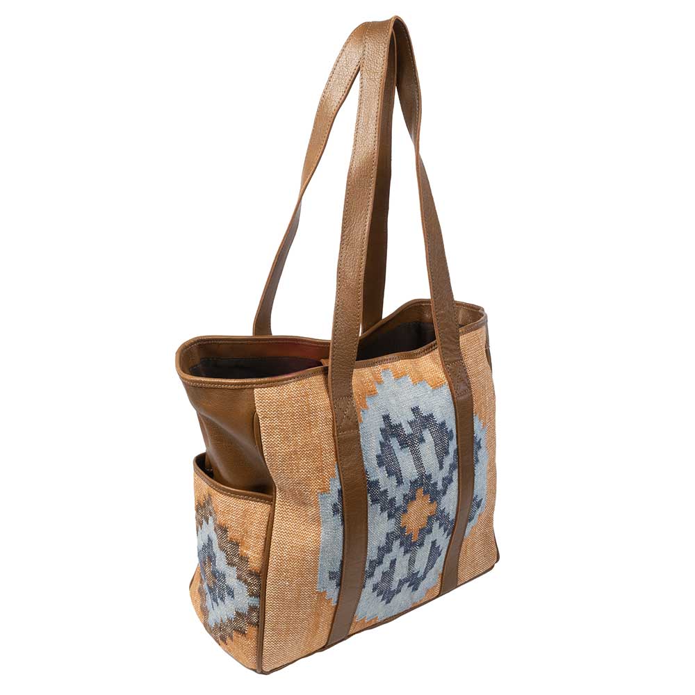 Scout Leather Co. Laramie Aztec Woven Tote WOMEN - Accessories - Handbags - Tote Bags Scout Leather Goods   