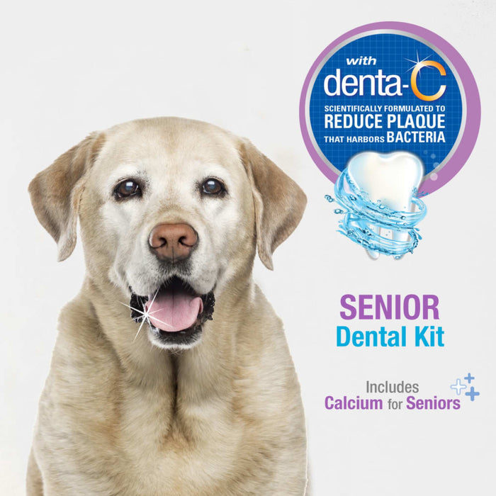 Advanced Oral Care Senior Dog Dental Kit Pets - Cleaning & Grooming Nylabone