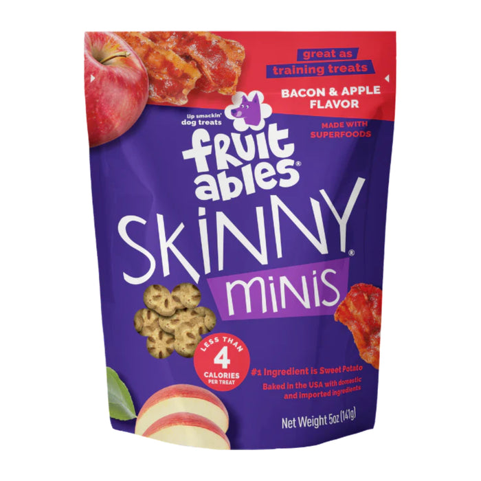 Fruitables Skinny Mini Apple Bacon Dog Treats Pets - Toys & Treats Fruitables