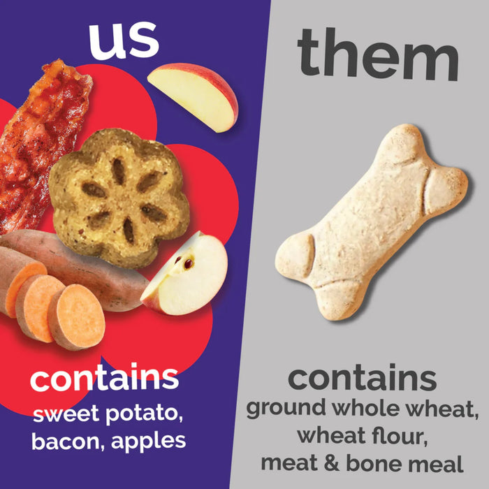 Fruitables Skinny Mini Apple Bacon Dog Treats Pets - Toys & Treats Fruitables