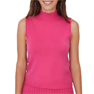 Sleeveless Mock Neck Top WOMEN - Clothing - Tops - Sleeveless Milio Milano   