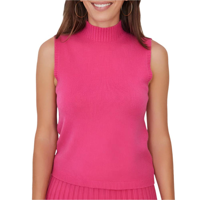 Sleeveless Mock Neck Top WOMEN - Clothing - Tops - Sleeveless Milio Milano   