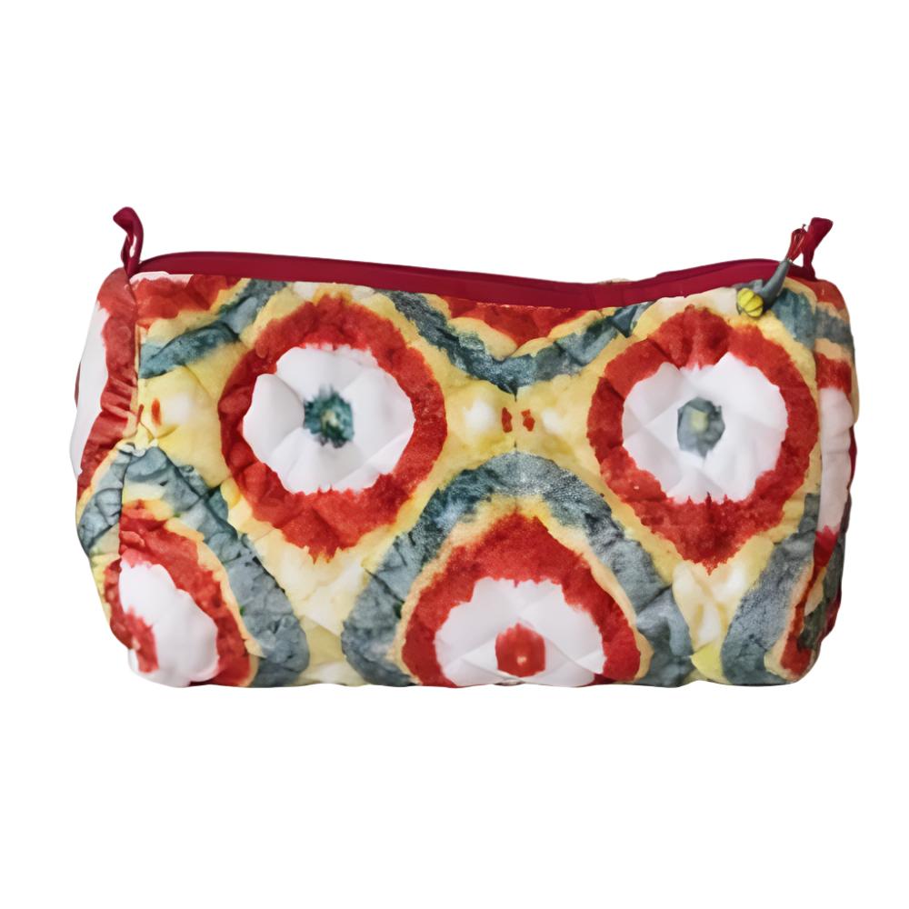 Small Ikat Quilted Cosmetic Bag ACCESSORIES - Luggage & Travel - Cosmetic Bags Creative Co-Op   