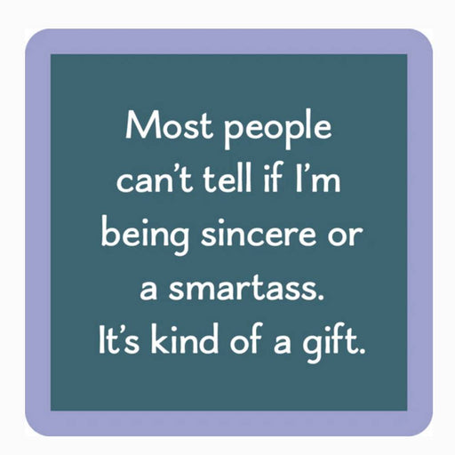 "Smart*ss" Coaster HOME & GIFTS - Gifts Drinks On Me