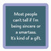 "Smart*ss" Coaster HOME & GIFTS - Gifts Drinks On Me