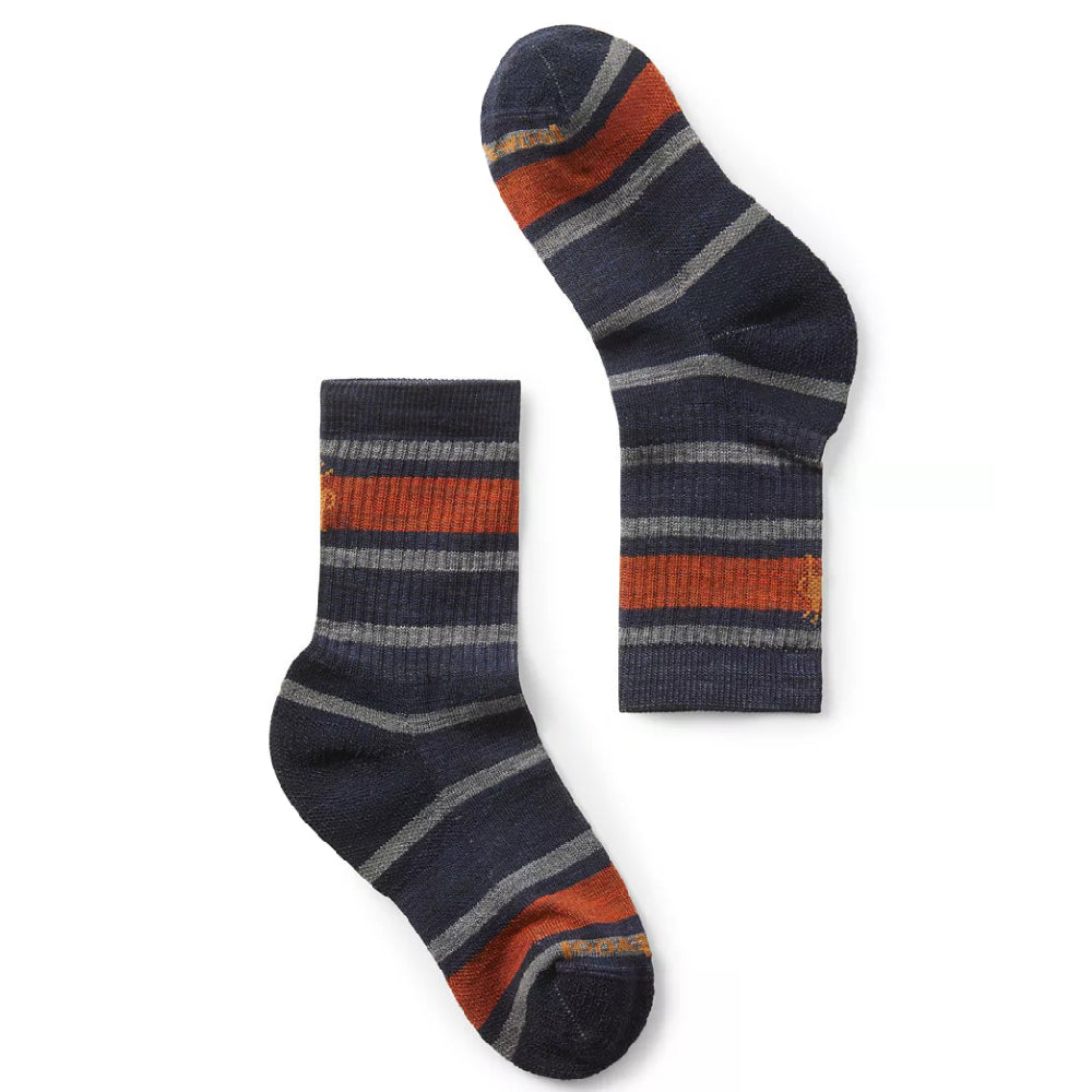 Smartwool Kid's Hike Striped Crew Socks KIDS - Boys - Clothing - Pajamas & Underwear SmartWool   