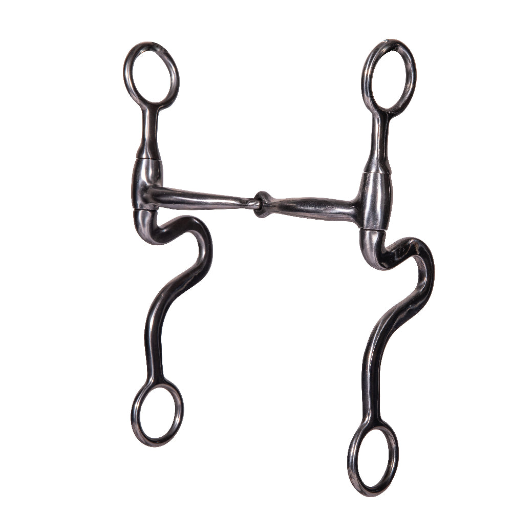 Professional's Choice Swept Back Seven Shank Smooth Snaffle Bit Tack - Bits, Spurs & Curbs - Bits Professional's Choice   