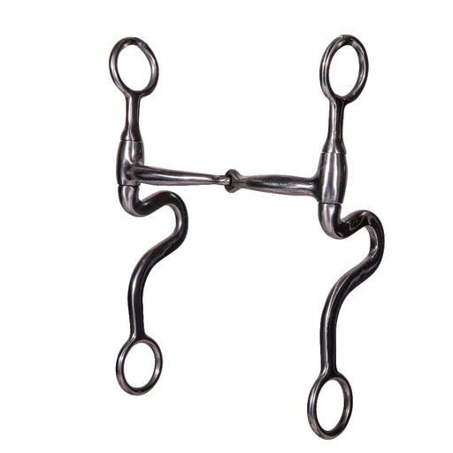 Professional's Choice Swept Back Seven Shank Smooth Snaffle Bit Tack - Bits Professional's Choice   