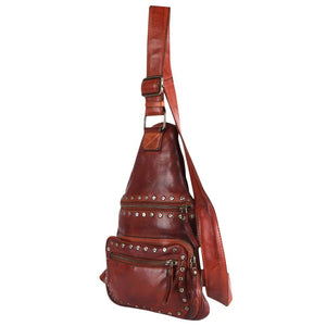 Spaghetti Western Leather Stud Sling Crossbody WOMEN - Accessories - Handbags - Crossbody bags Spaghetti Western   