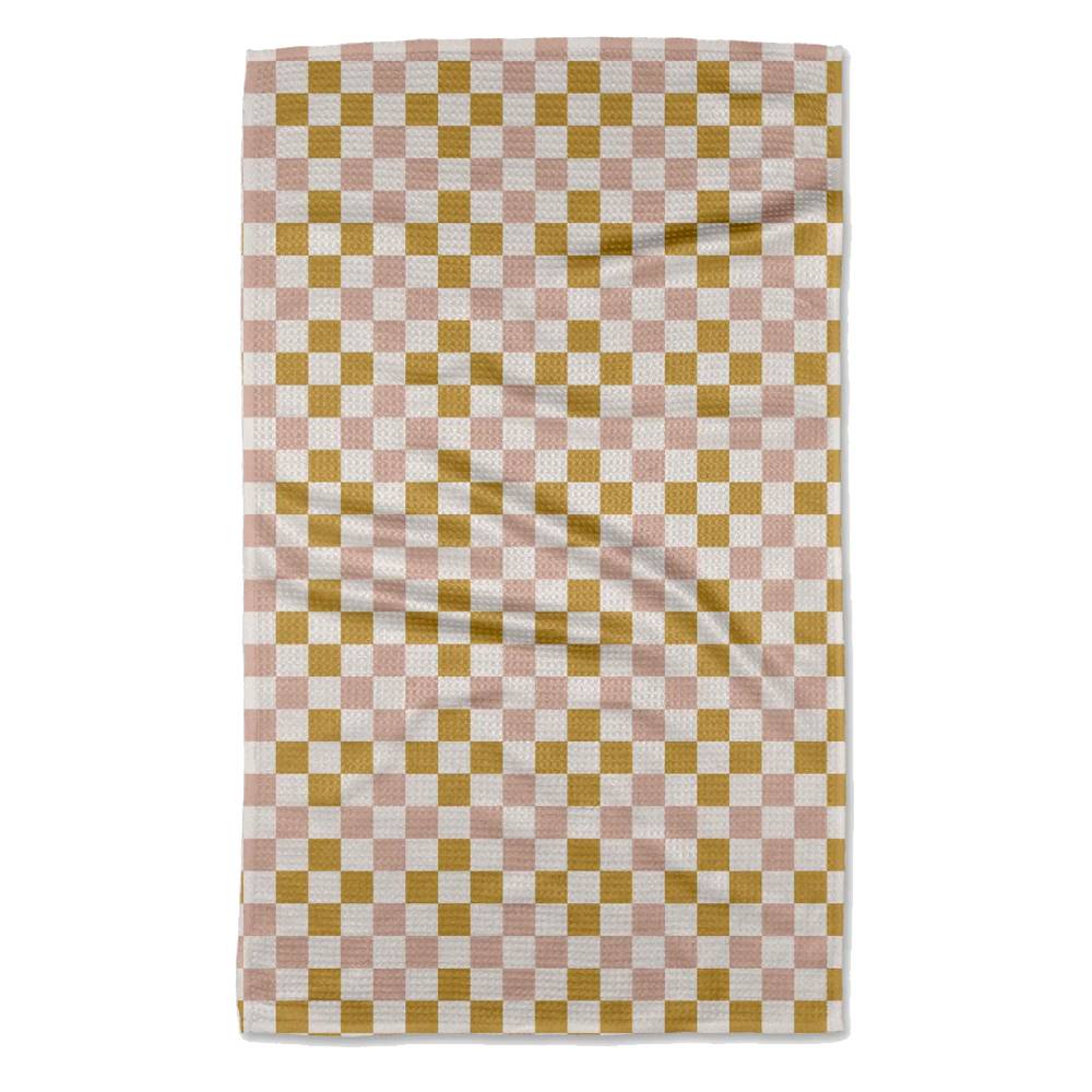 Spring Checkers Tea Towel HOME & GIFTS - Tabletop + Kitchen - Kitchen Decor Geometry   
