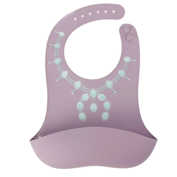 Squash Jewelry Silicone Bib - Purple KIDS - Accessories Western Grande, LLC   