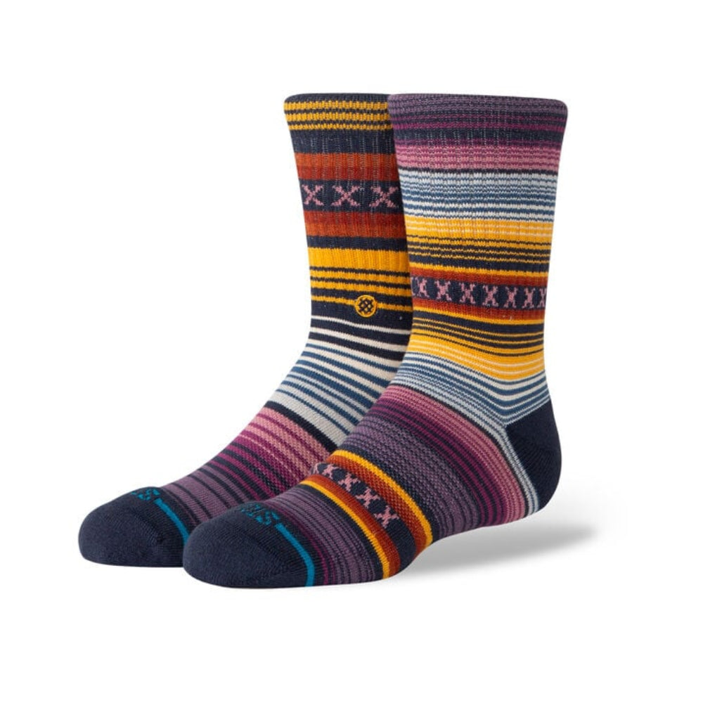 Stance Kid's Curren Crew Socks - Grape KIDS - Accessories - Socks & Underwear Stance   