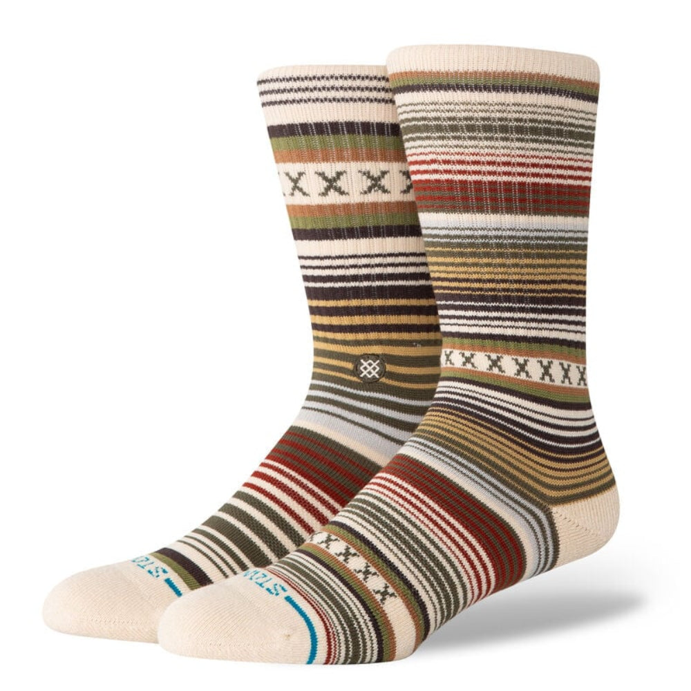 Stance Men's Curren Crew Socks - Tan MEN - Clothing - Underwear, Socks & Loungewear stance   