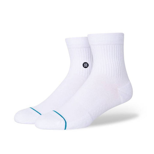 Stance Men's Icon Quarter Socks - White MEN - Clothing - Underwear, Socks & Loungewear - Socks Stance   
