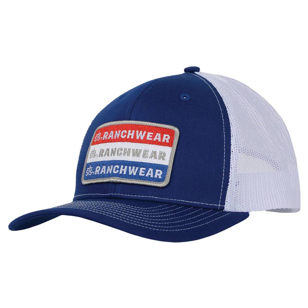 STS Ranchwear Red, White & Blue Patch Hat HATS - BASEBALL CAPS STS Ranchwear   